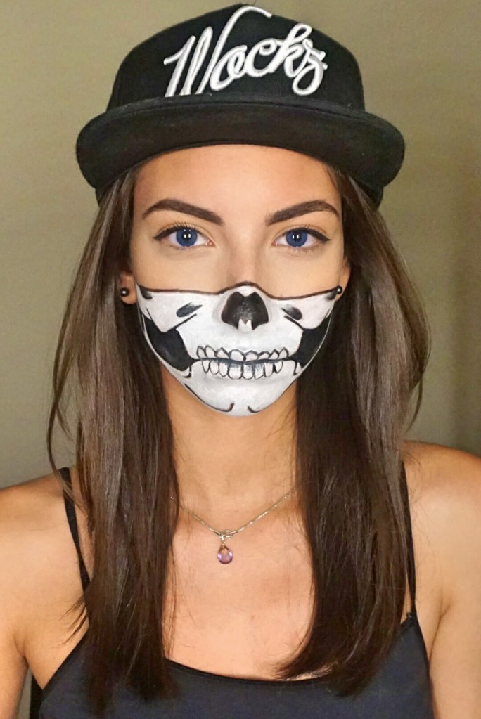 Sabrina Flores Half Skull Mask 2015